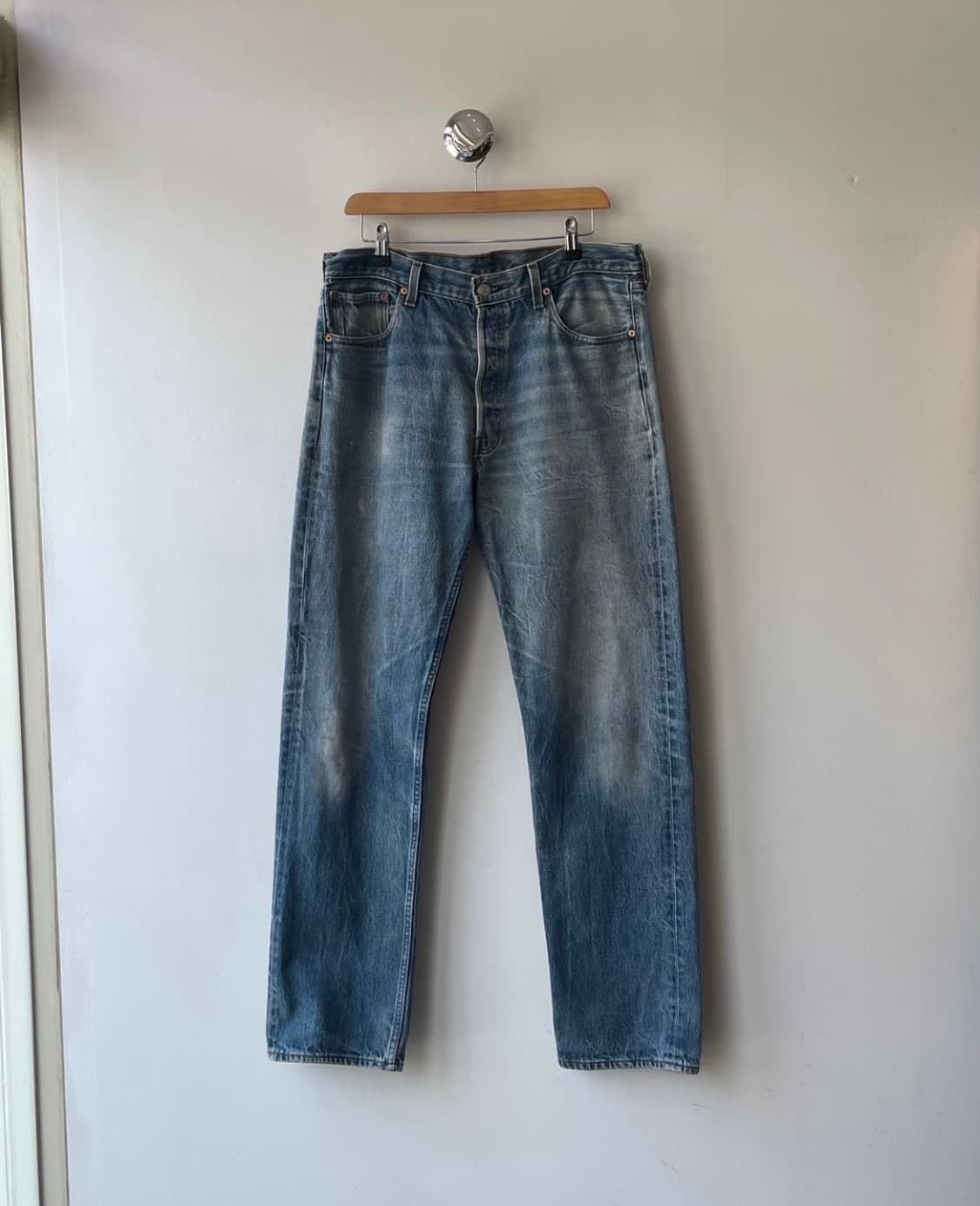 90s USA Levi's 501xx (555 Factory) 35x36 상품이미지1