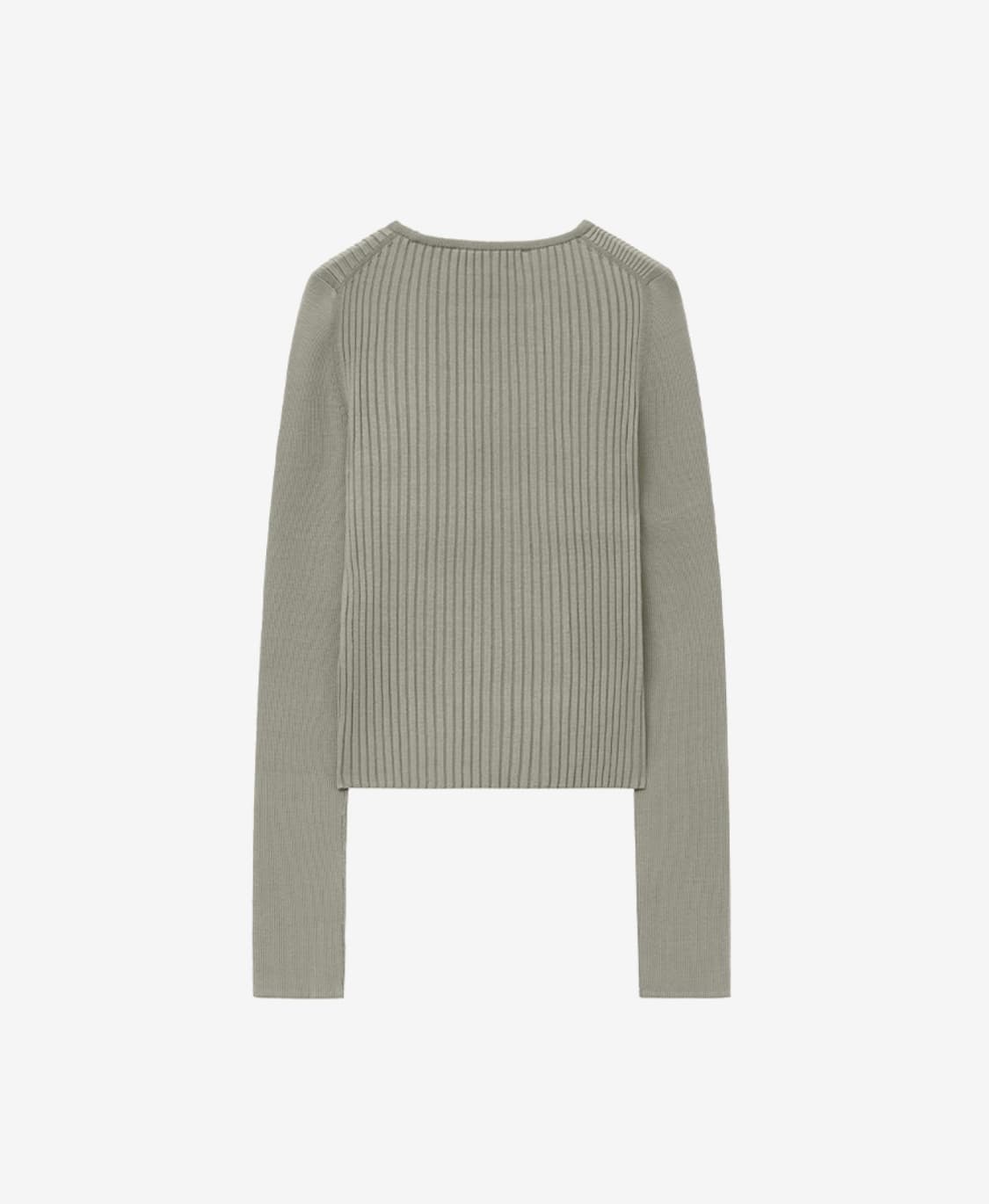 인사일런스우먼 믹스 스트럭쳐 니트 ASH BEIGE M 상품이미지4