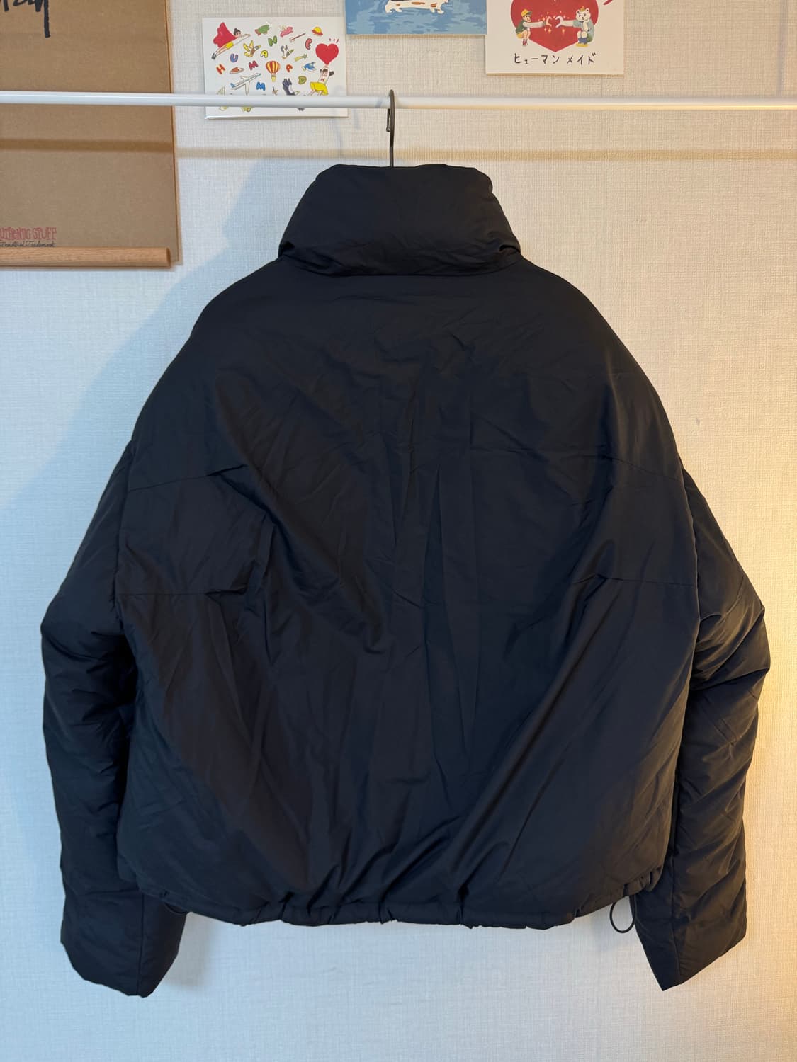 [M]TOFFEE 토피 크롭 숏패딩 블랙 상품이미지2