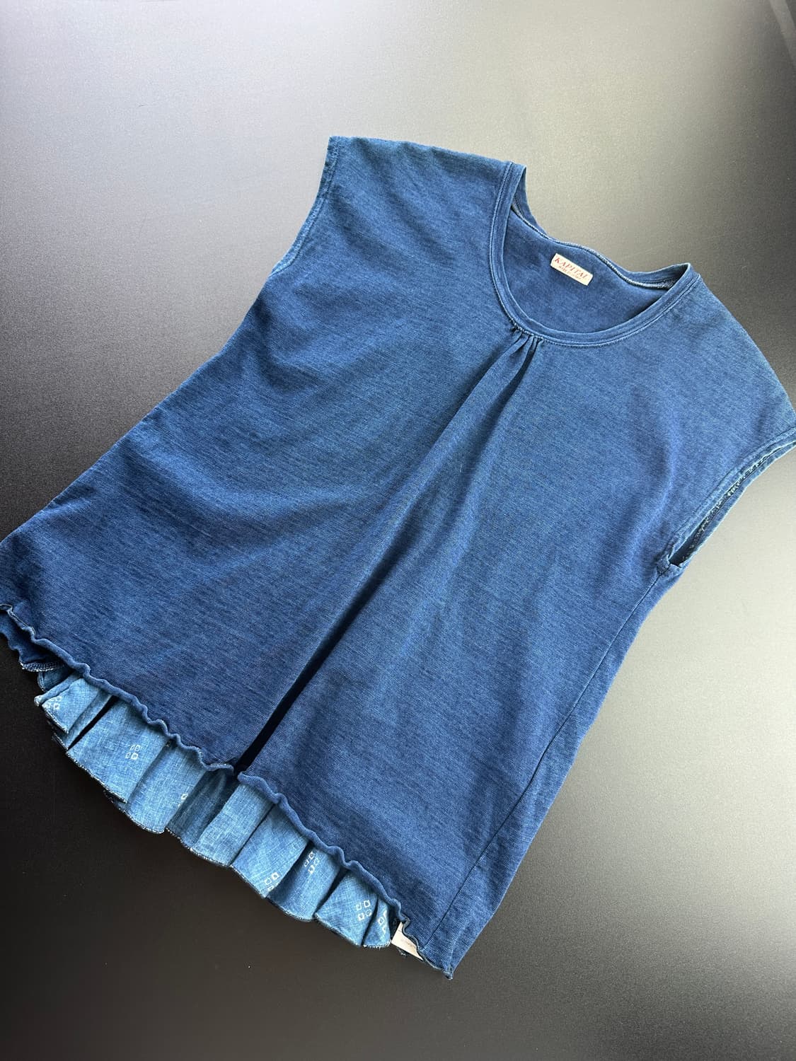 Kapital indigo linen sleeveless 상품이미지1