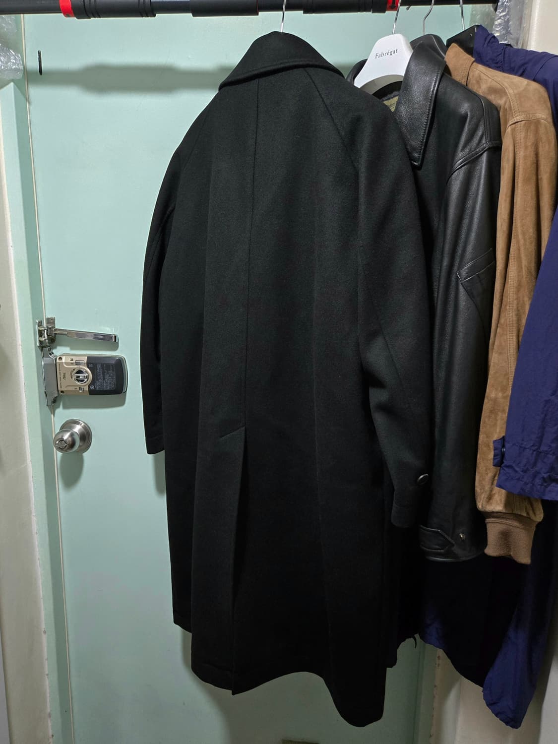 마마가리 캐시미어 블렌드 오버사이즈 맥코트 50 블랙 XL 105 110 상품이미지4