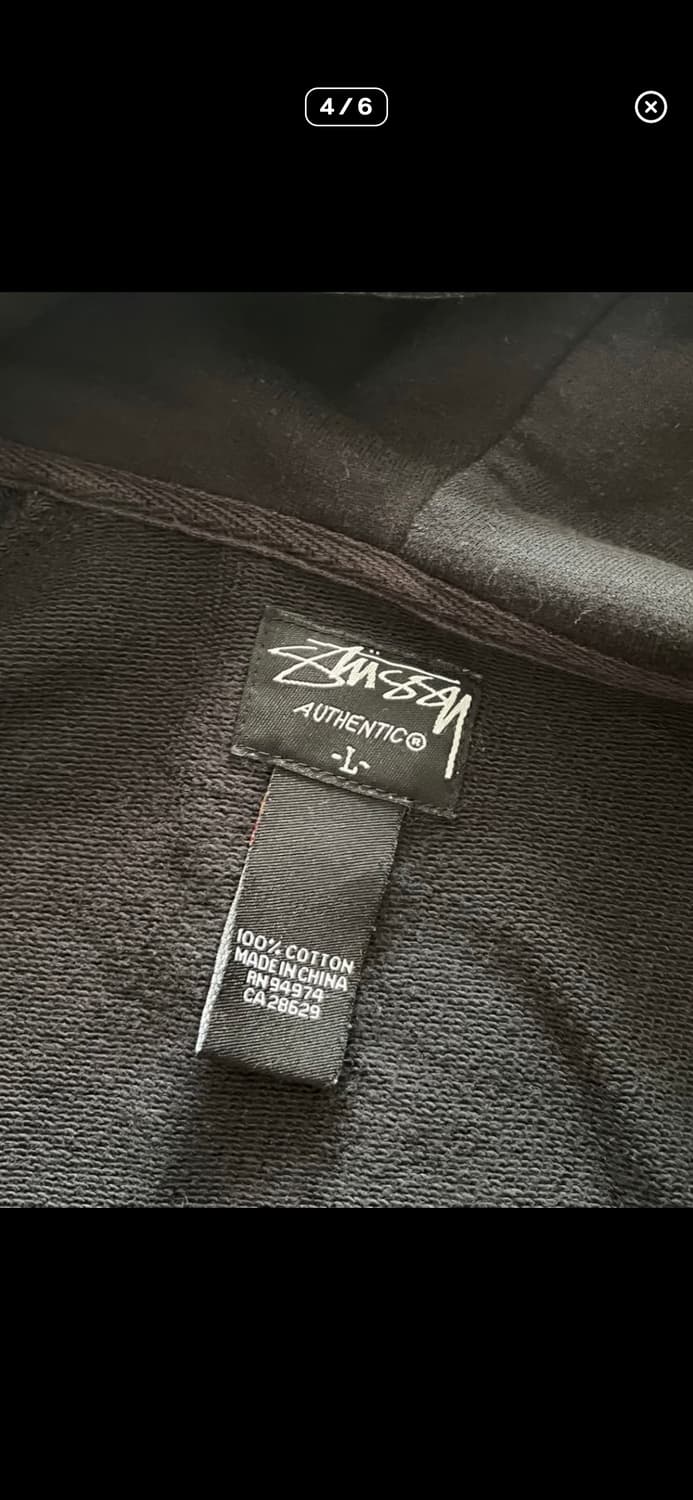 올드 스투시 후드집업 상품이미지3