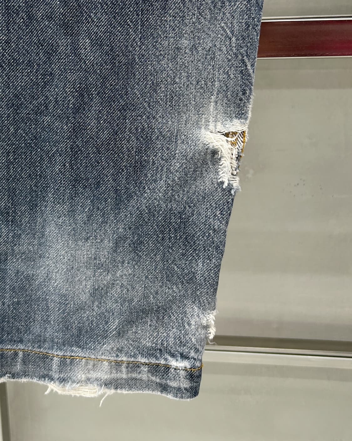 푸부 00s 카고 메쉬 포켓 와이드 데님 팬츠 상품이미지6