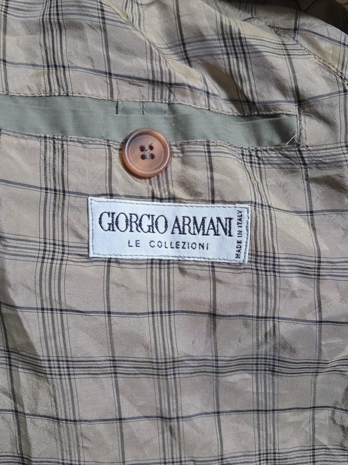 (정품) [조르지오 아르마니] 르 꼴레지오니 트렌치 코트 판매합니다. 상품이미지3