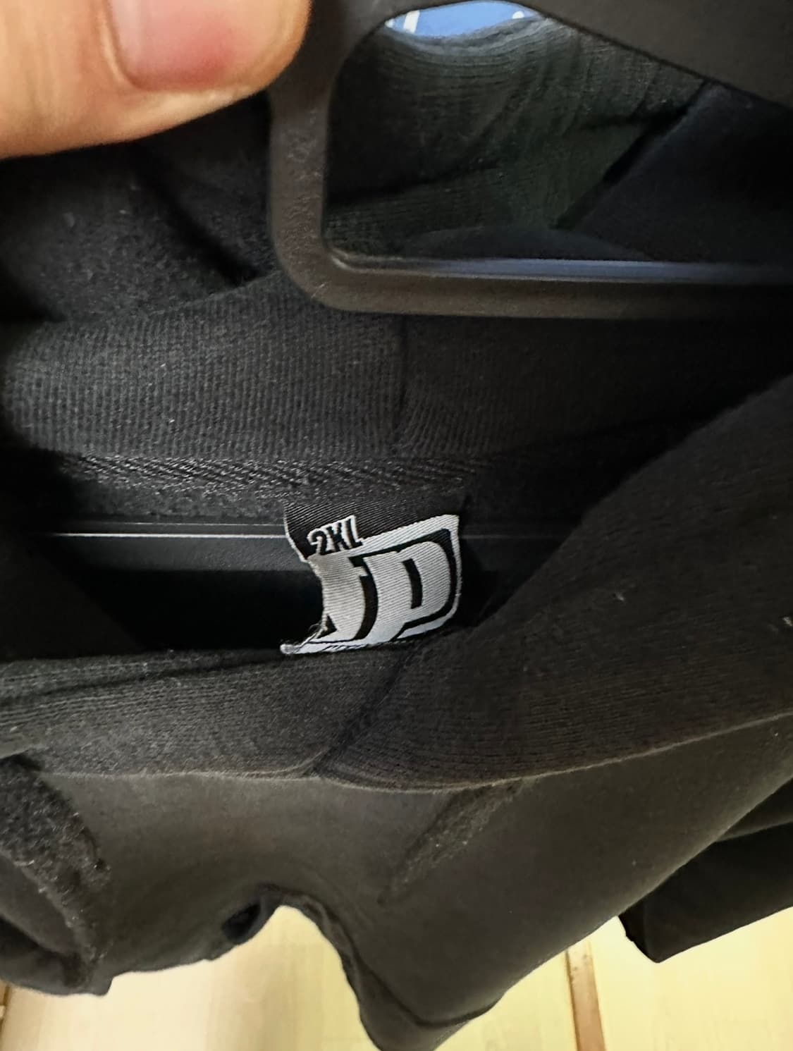 [2XL] 페플 블랙 기모 후드티 페어플레이 상품이미지4