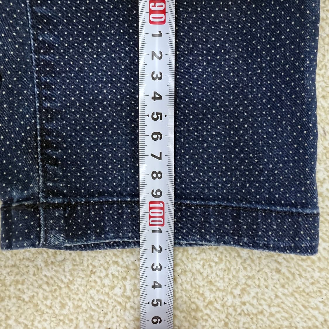 [31/32] 타미힐피거 도트패턴 데님팬츠 1231T1 상품이미지8