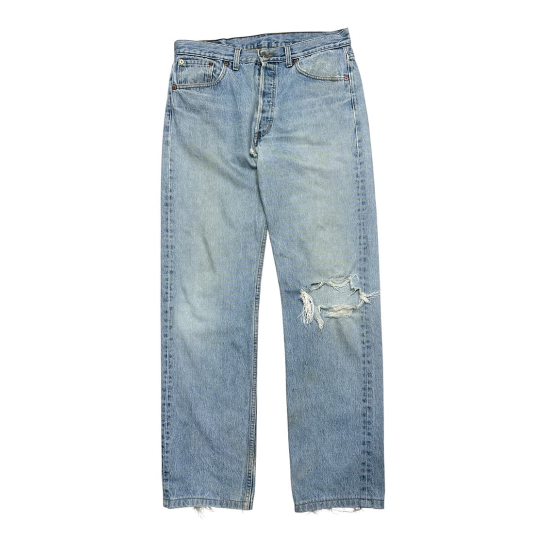 90s Levi’s usa 501 연청 distressed 상품이미지1