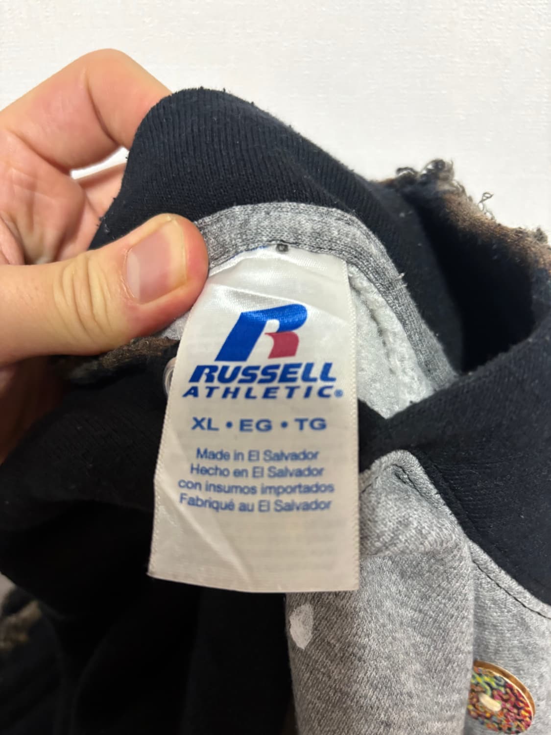 [XL] 00's 러셀 패치 보로 커스텀 후드 상품이미지6