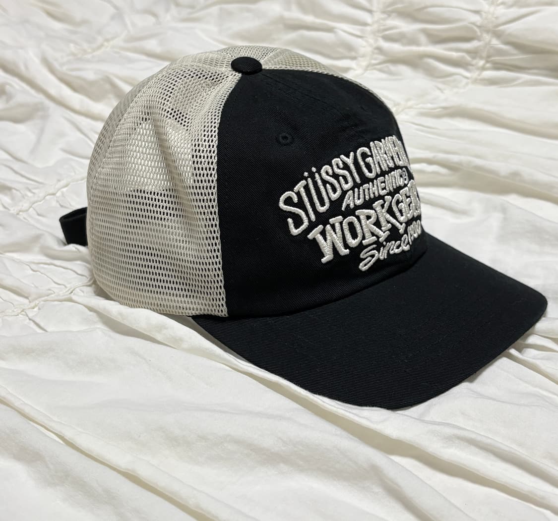 스투시 로우 프로파일 워크기어 스트랩백 블랙 상품이미지2