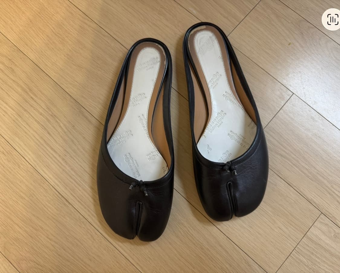 메종 마르지엘라 타비 뮬 슬라이드 블랙 37 상품이미지1