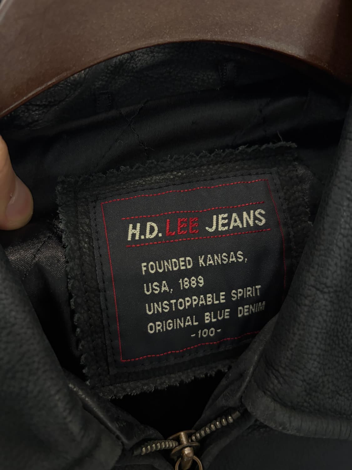 (100) 90s Lee 리 소가죽 라이더 가죽자켓 상품이미지4