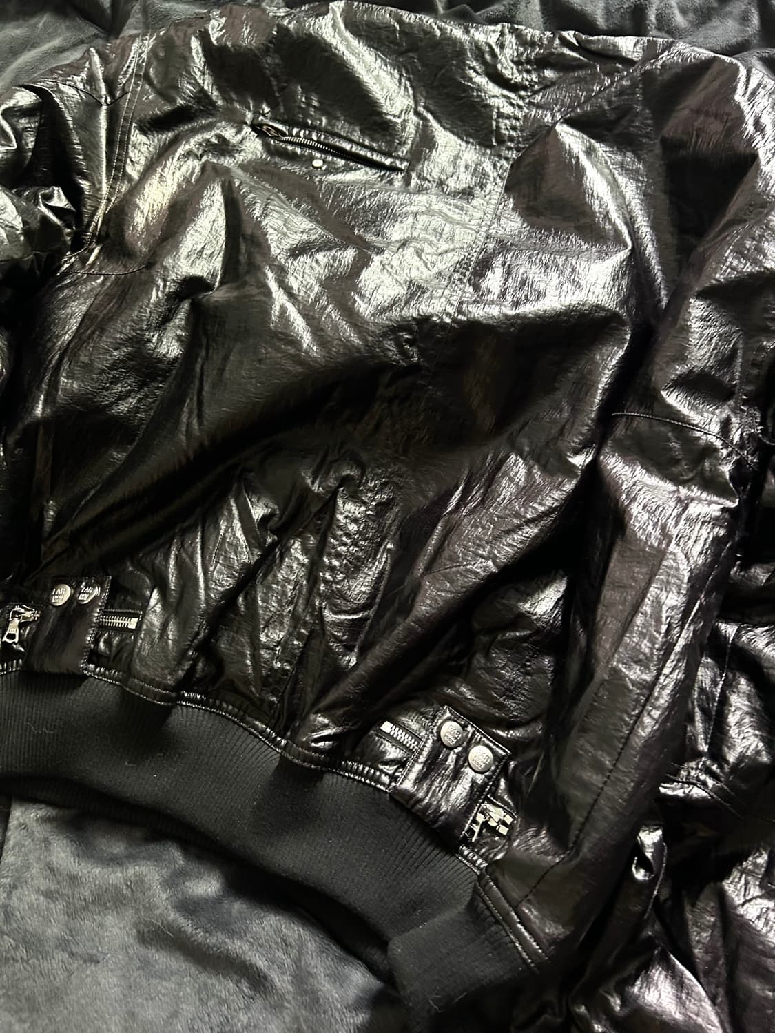 Flight Nylon Bomber Zip Sweat Shirts 상품이미지8