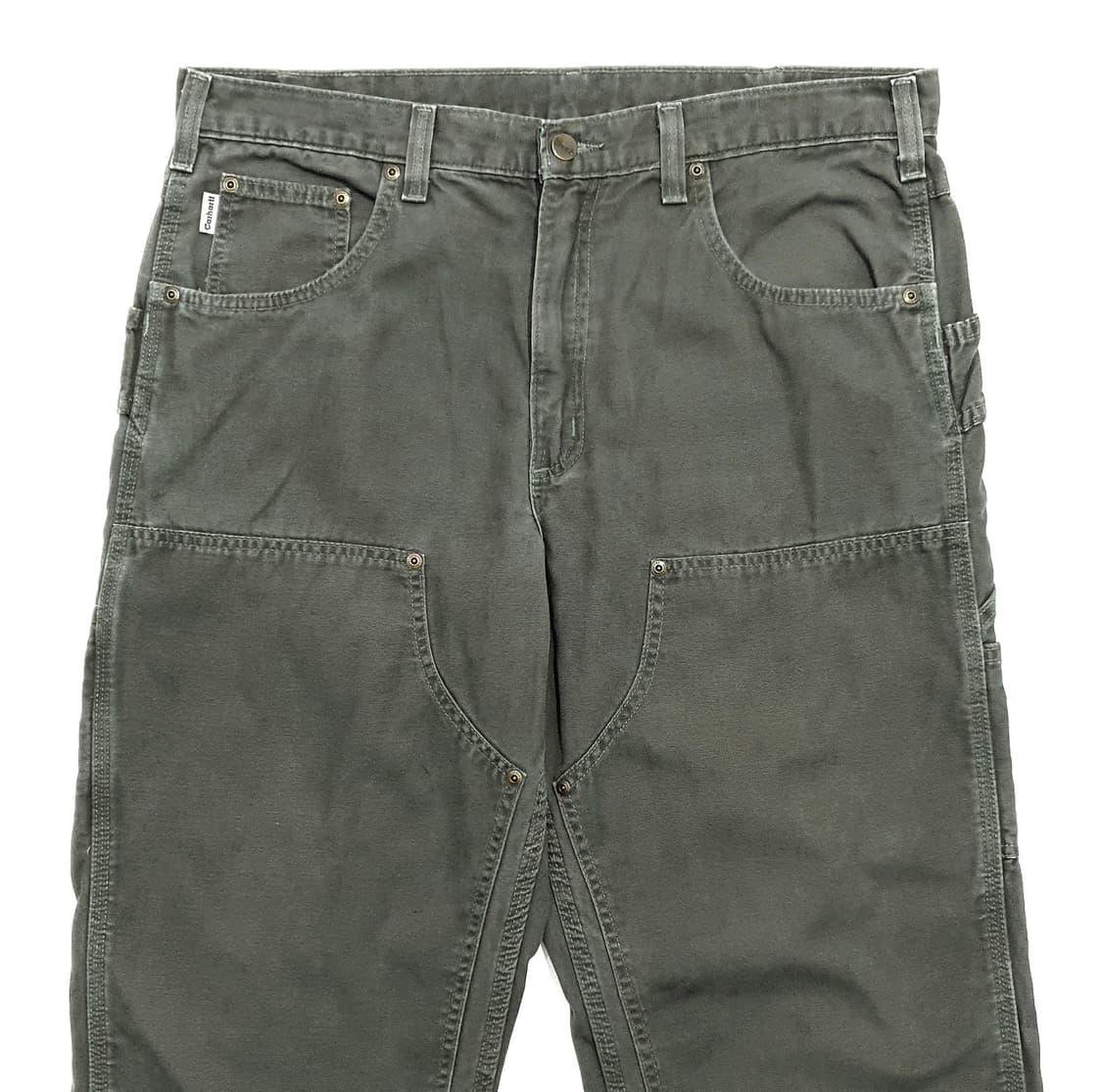 칼하트 더블니 모스그린 b188 34~36 루즈핏 경량버전 상품이미지3