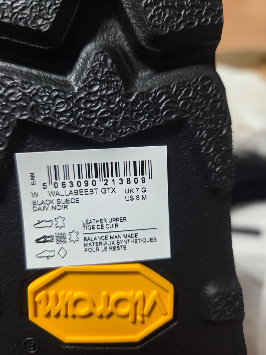 (새제품)클락스 왈라비 gtx uk7 상품이미지3