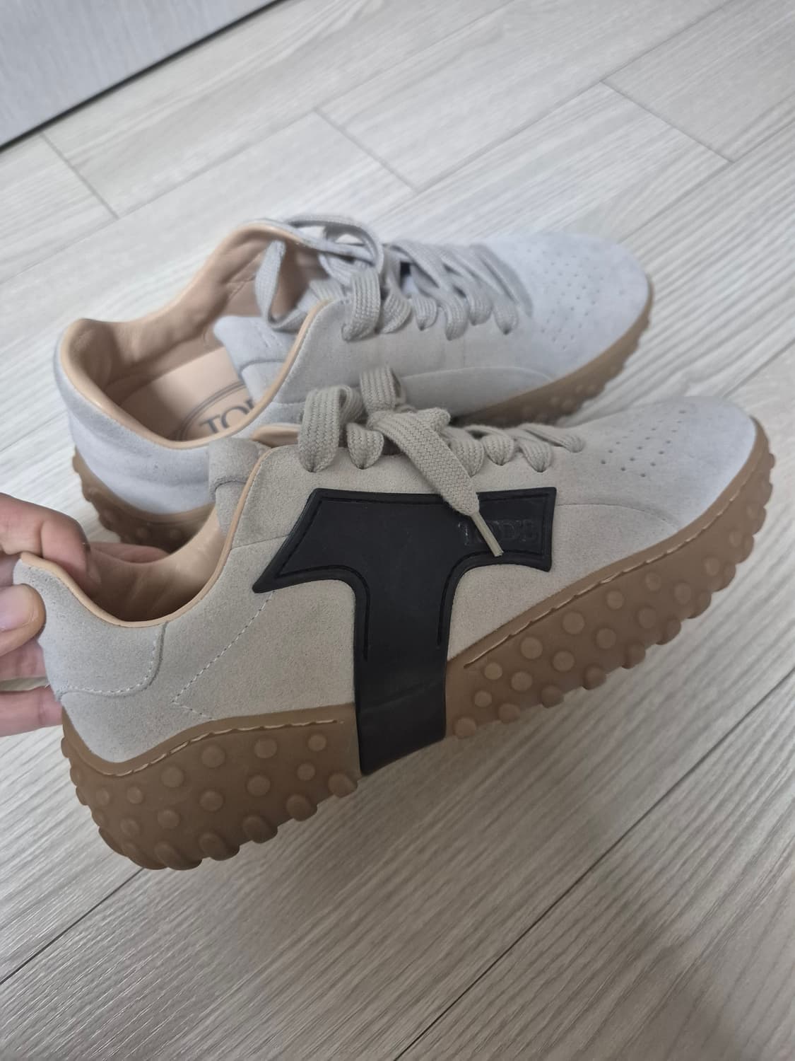 (정품) 토즈 스웨이드 스니커즈 운동화 34 (225) 상품이미지5