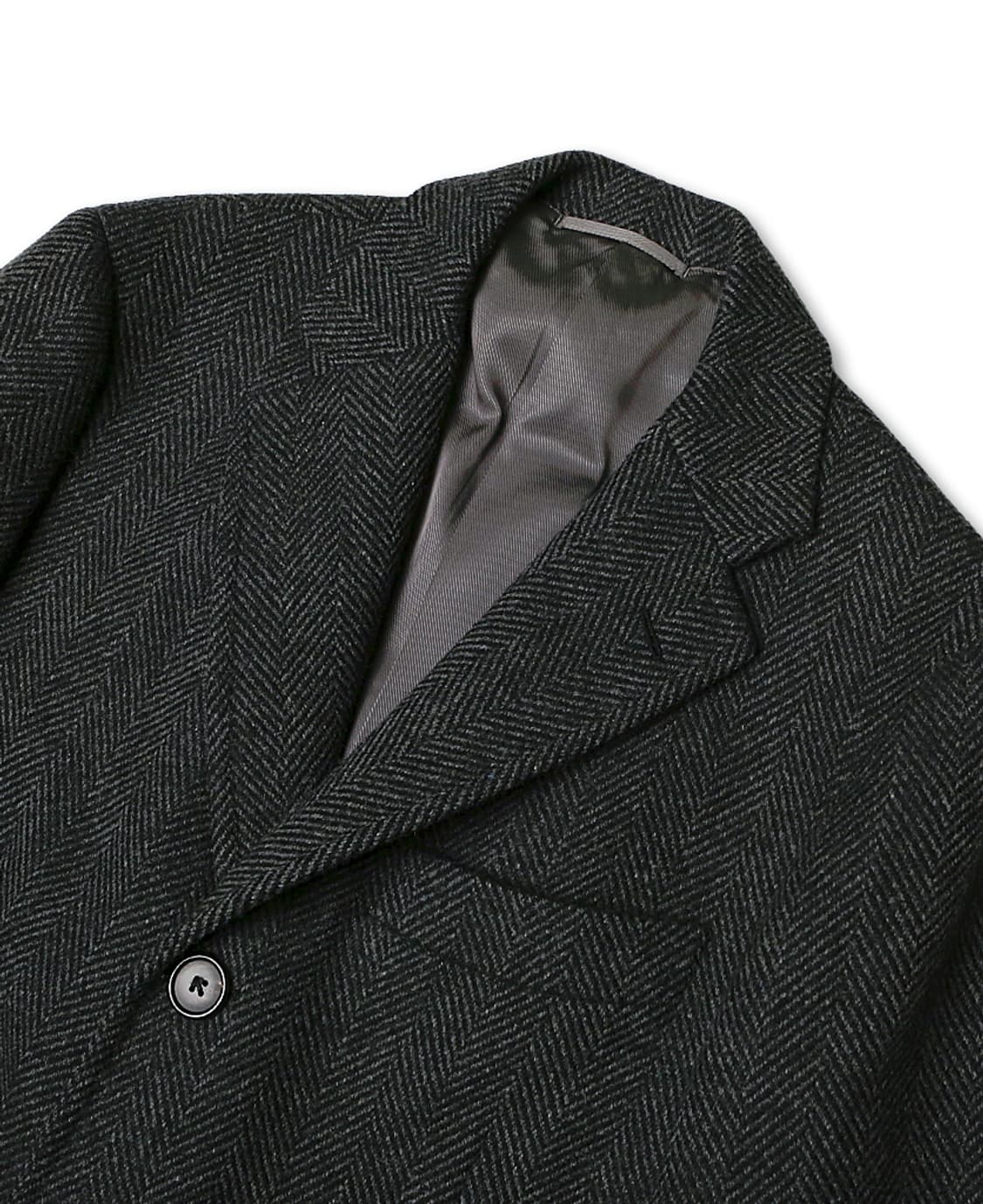 소버린 하우스 [Sovereign House] 헤링본 울 체스터필드 코트 상품이미지2