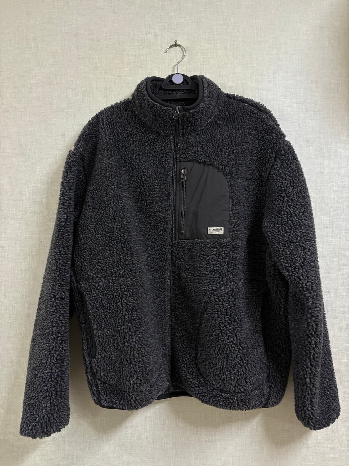 와일드브릭스 후리스 L 차콜 상품이미지1