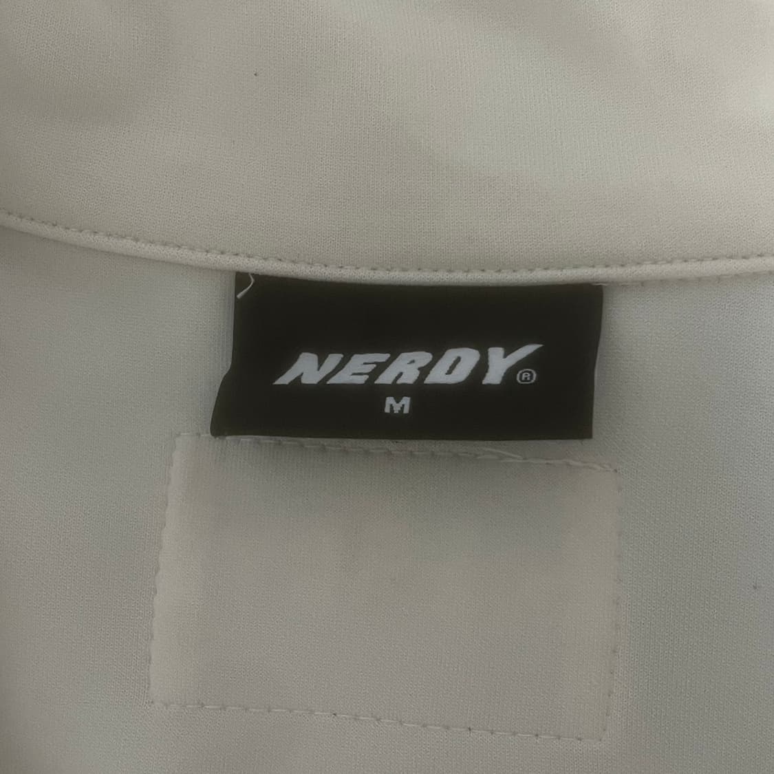 널디 트랙탑 져지 화이트 M 상품이미지5