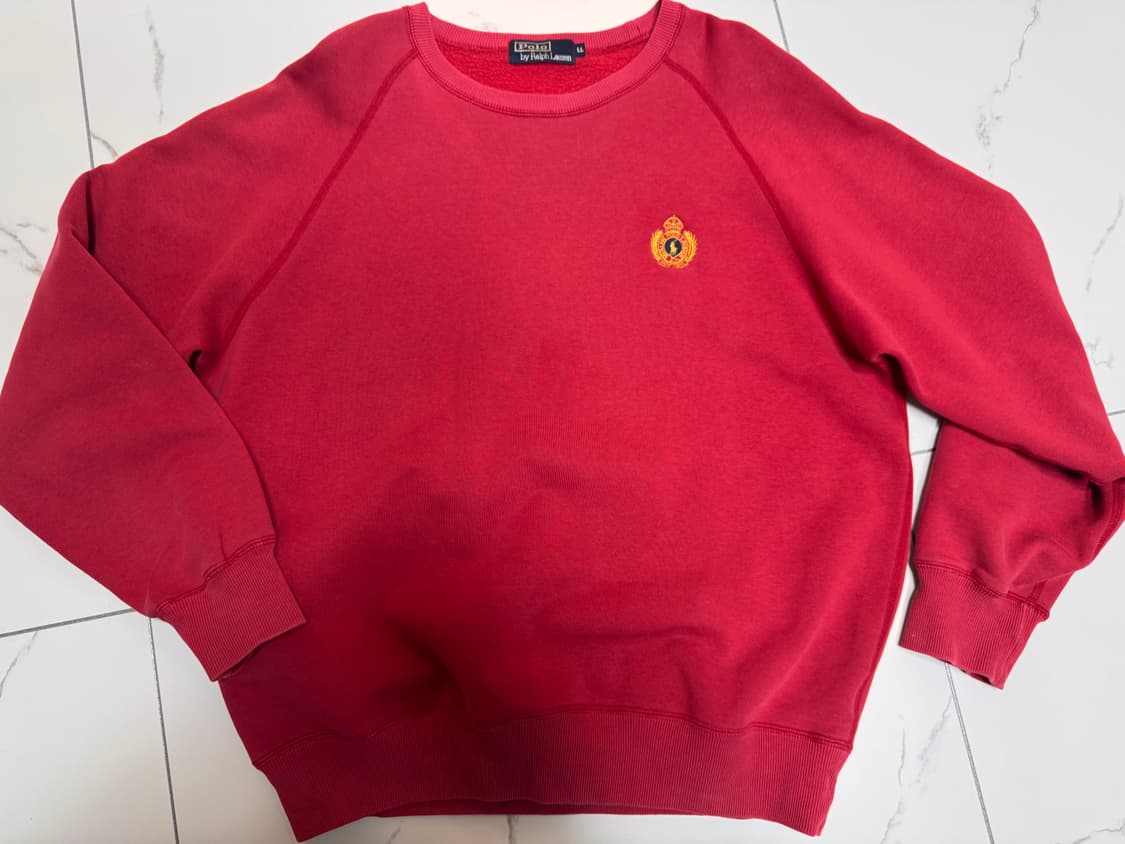 빈티지 폴로 크레센트 로고 스웻셔츠 맨투맨 상품이미지1