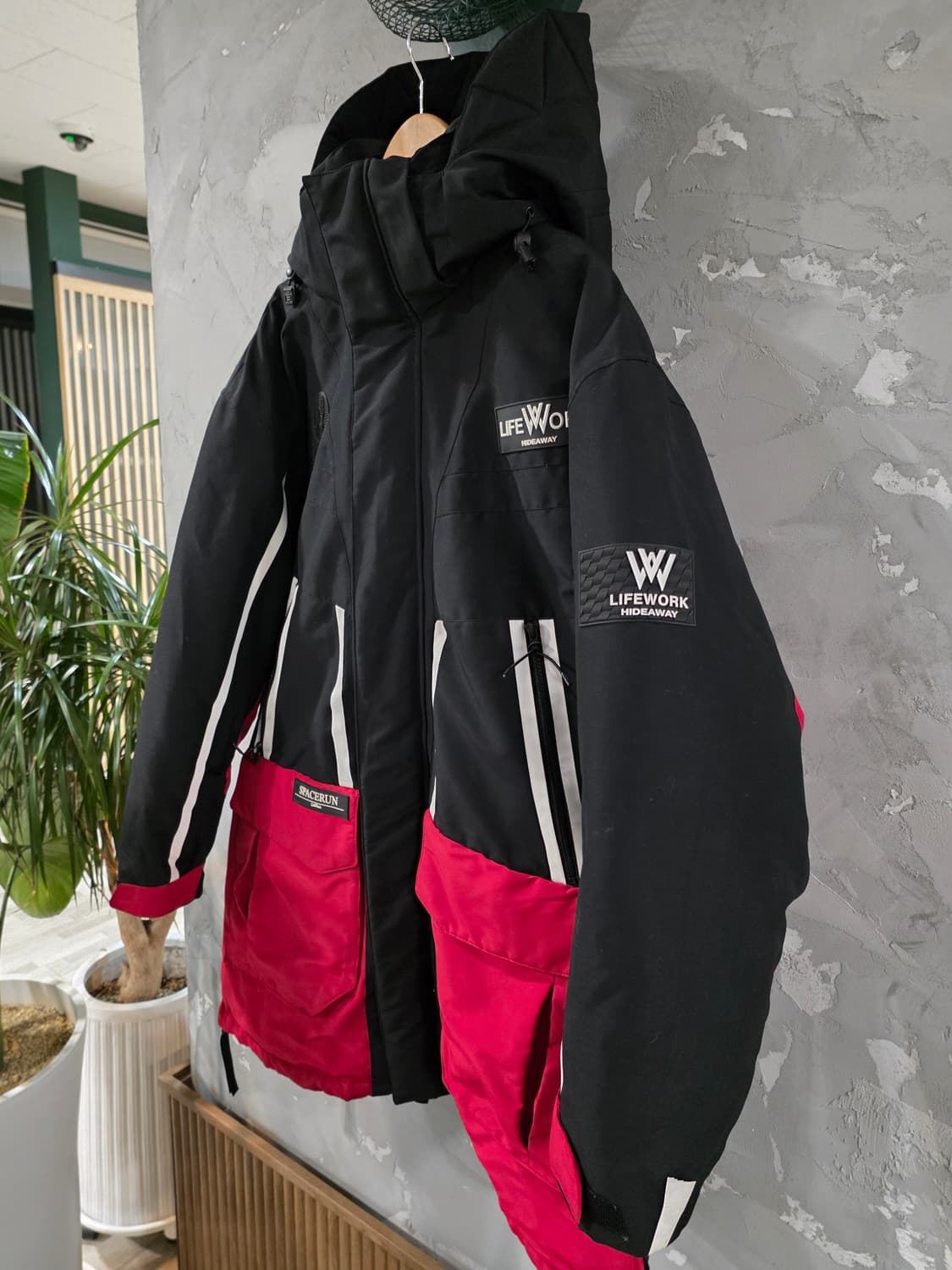 라이프워크 오버핏 구스다운 패딩 실측110 상품이미지2