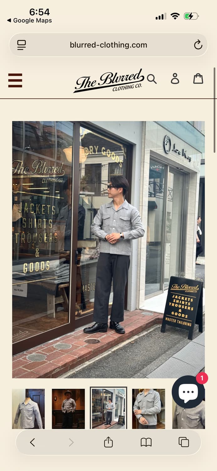 the blurred clothing 셔츠 상품이미지1