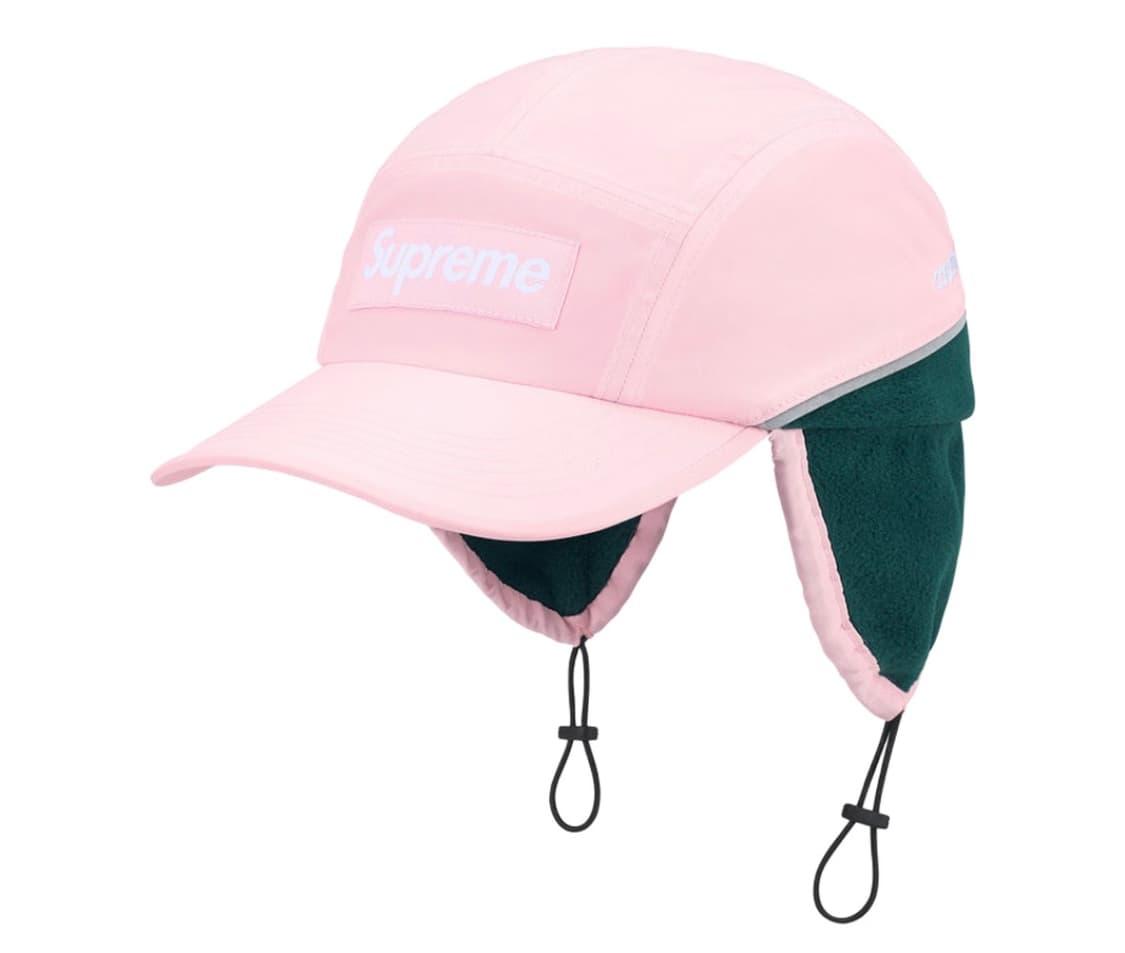 슈프림 이어플랩 캠프캡 핑크 상품이미지1