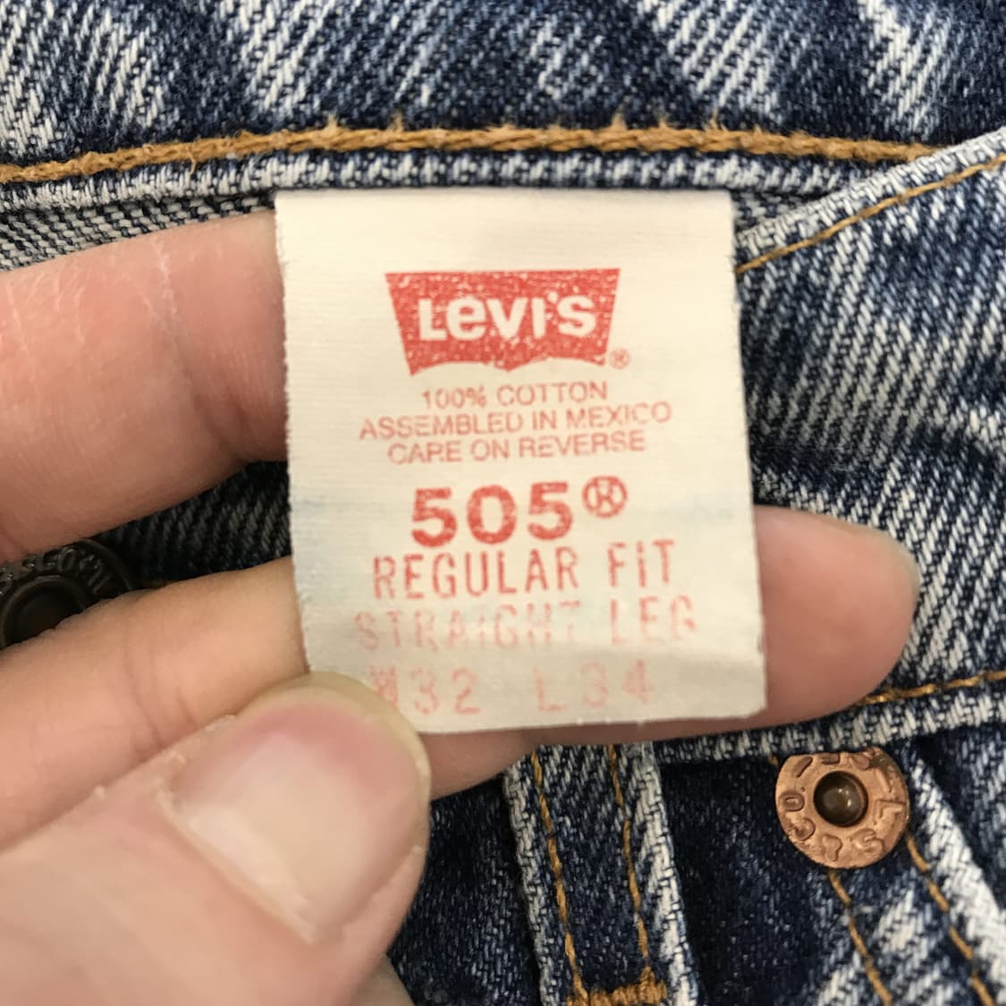 리바이스 505 90s 오렌지탭 청바지 [31인치] 상품이미지5