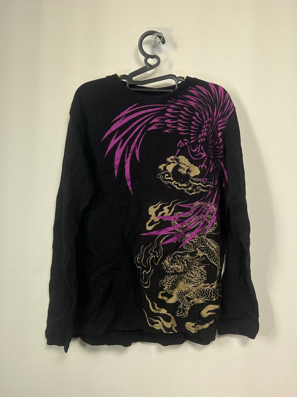 빈티지 드래곤 프린팅 롱슬리브 상품이미지1