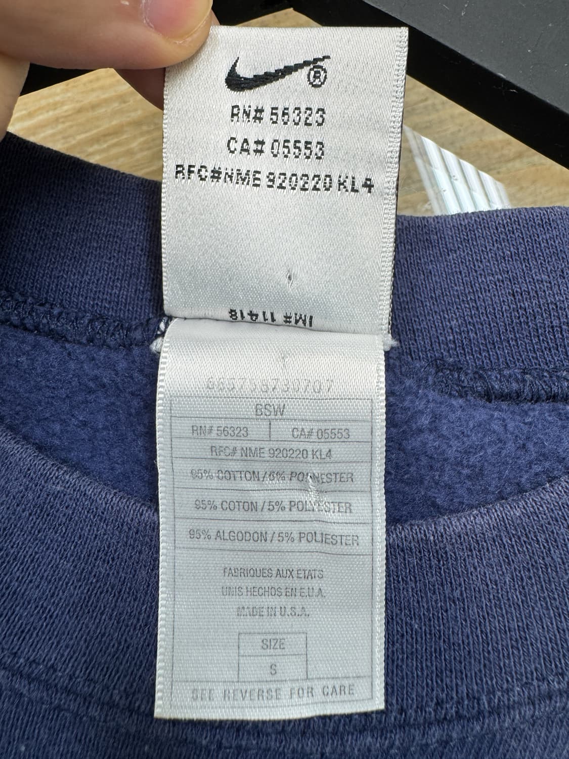 나이키 90s USA 미시건 풋볼 크루 상품이미지6