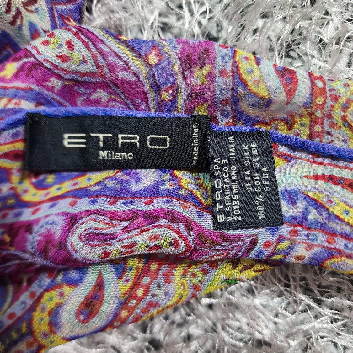 에트로 실크 스카프 상품이미지5