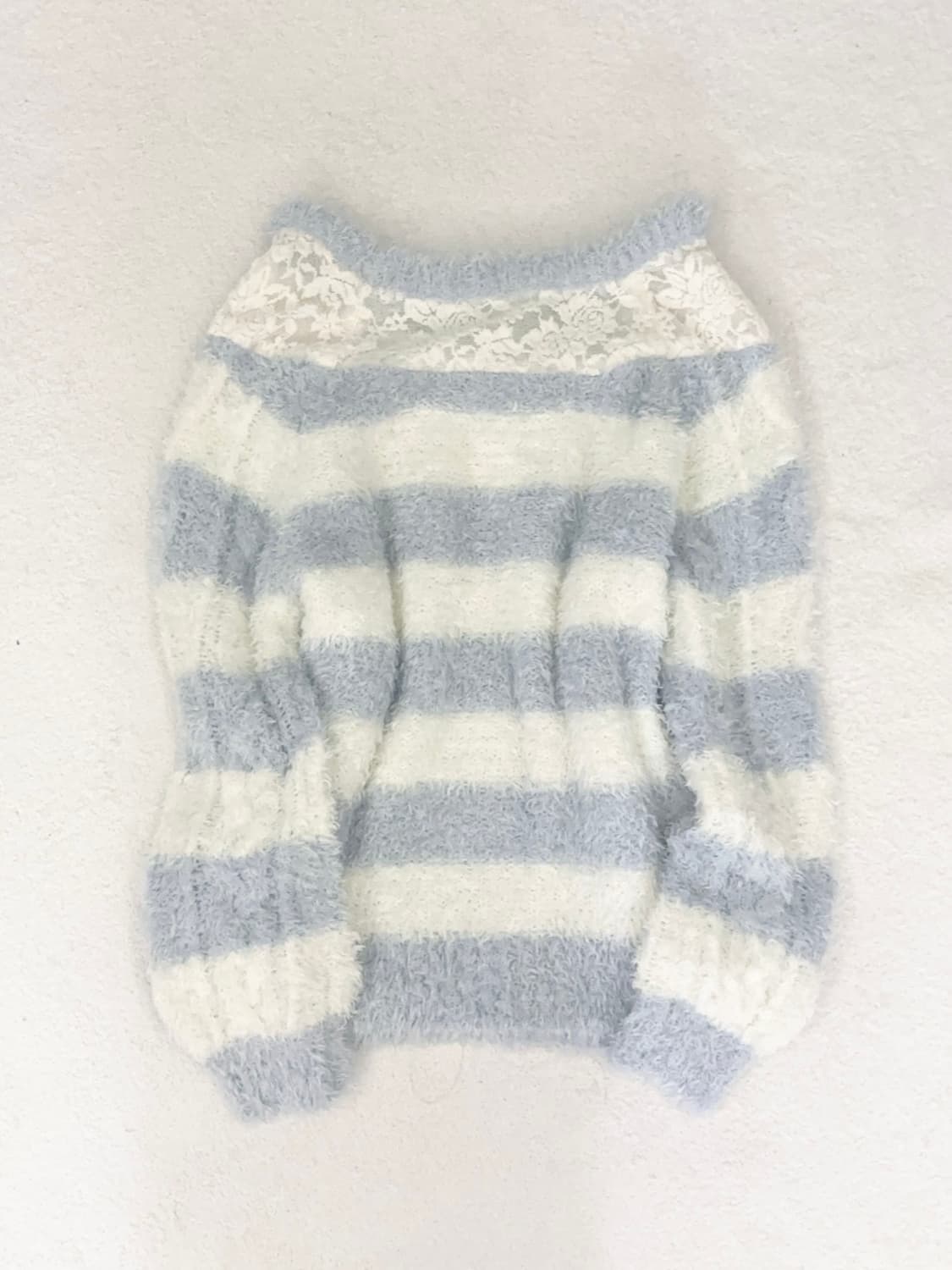 리즈리사 lizlisa 파스텔 크림 리본 니트 라떼갸루히메갸루갸루니트 상품이미지2