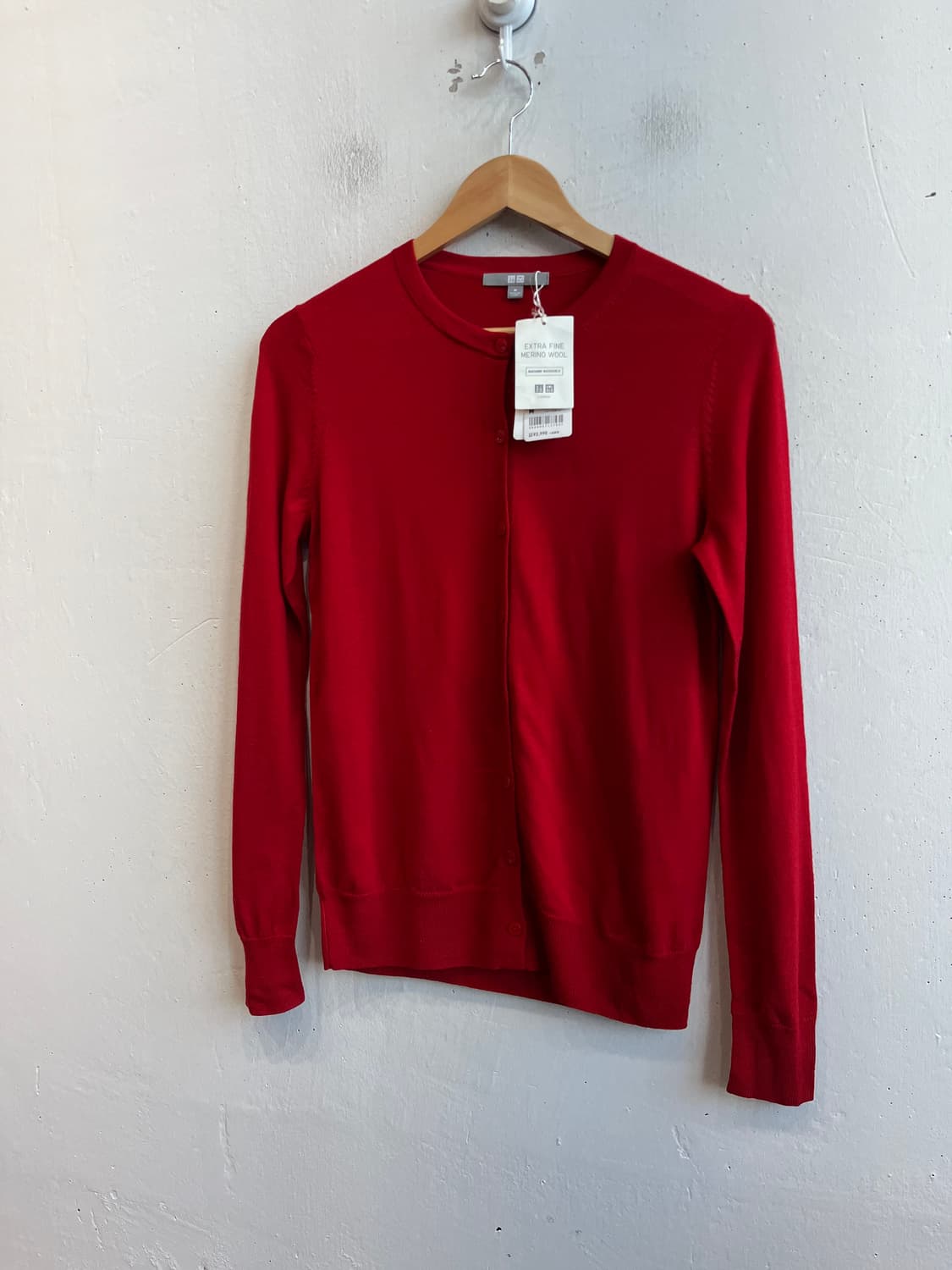 유니클로 엑스트라 파인 메리노울 가디건 우먼즈 미사용품  상품이미지1