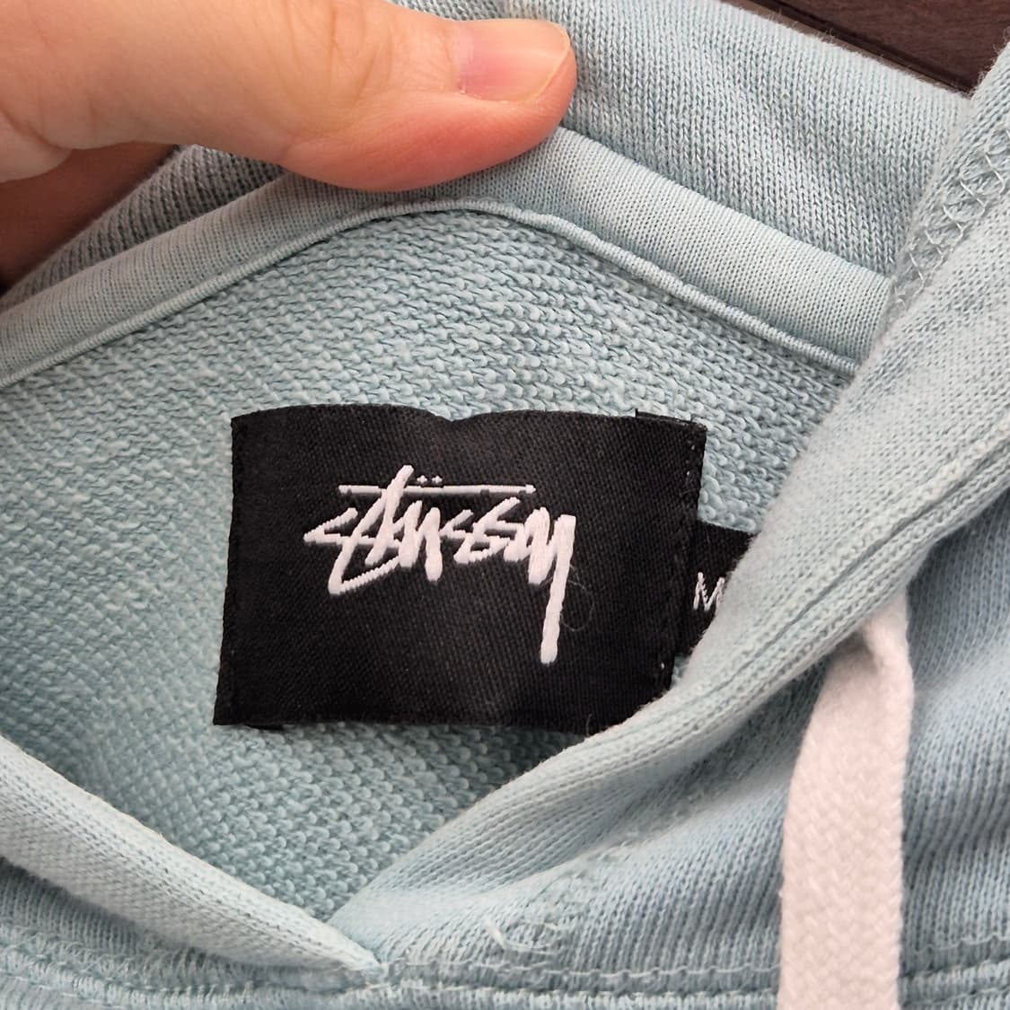 스투시 스탁 로고 후디 M 상품이미지4