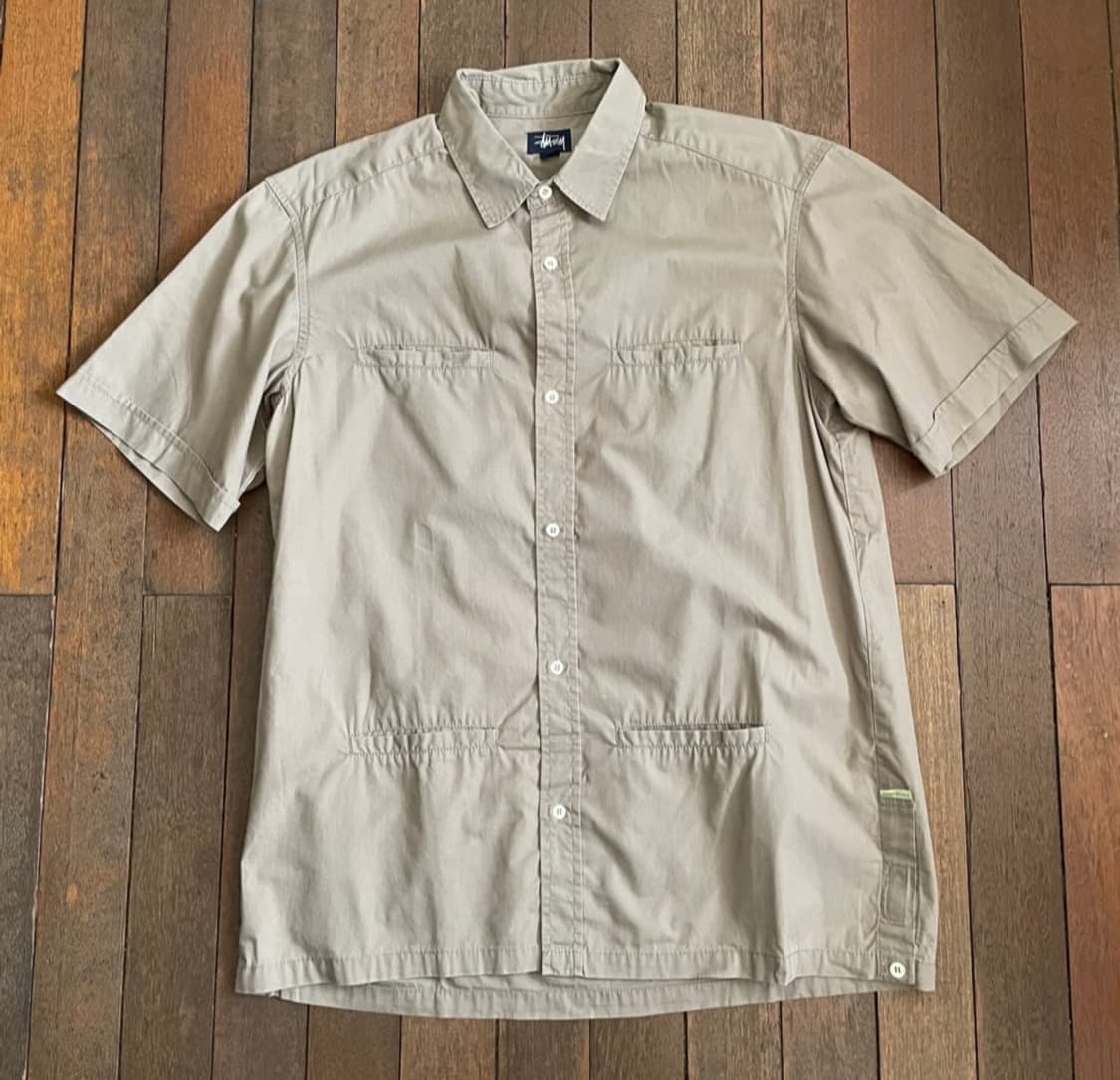 90s 올드스투시 반팔셔츠 L 상품이미지1