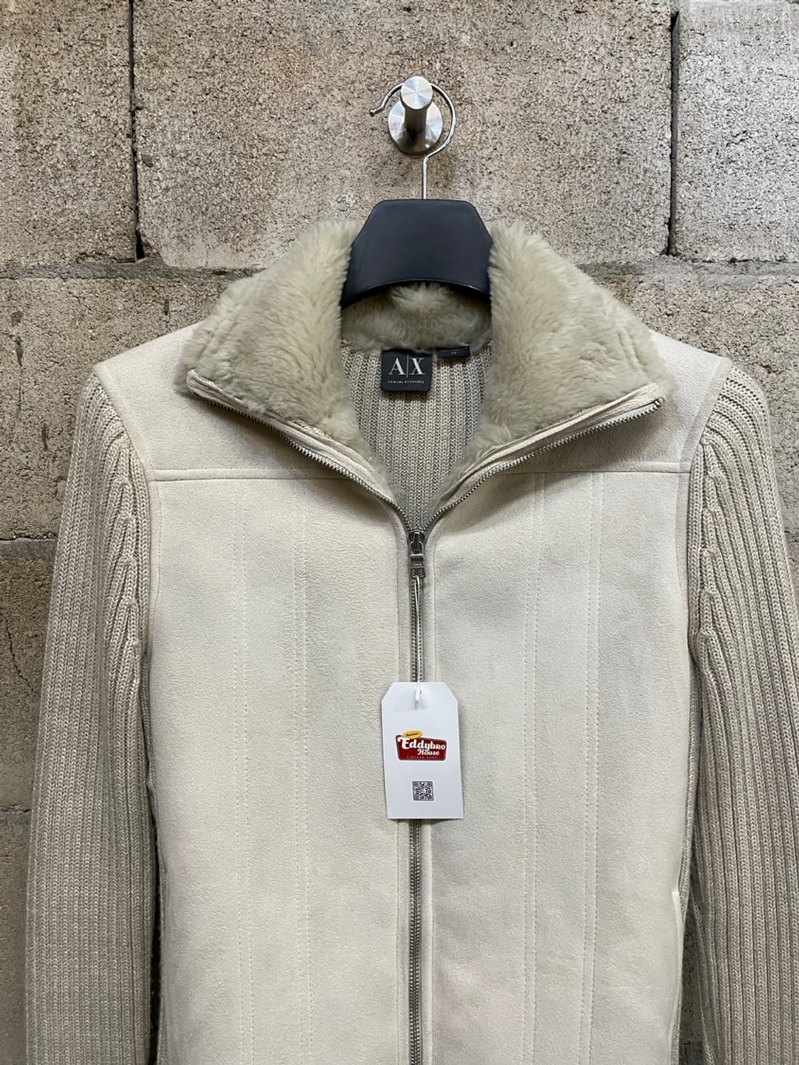 아르마니 익스체인지 믹스 니트 집업 상품이미지2