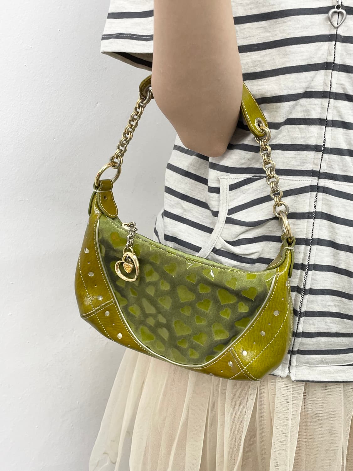 러브캣 키치 클로버 하트 체인백🍀 상품이미지3