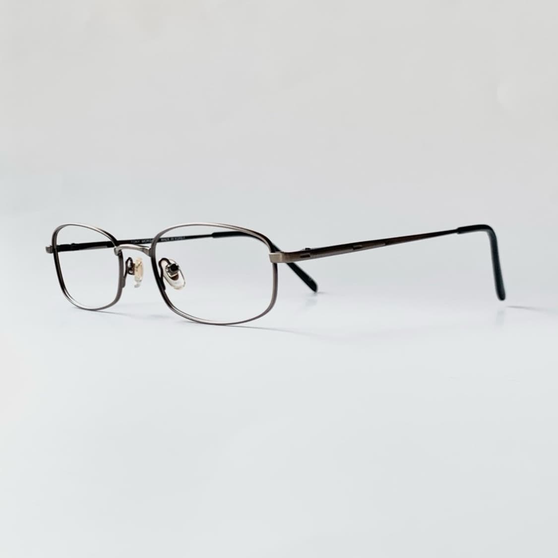 [픽키-685] 브라운 슬림 메탈 사각 안경 풀프레임 클래식 미니멀 상품이미지2