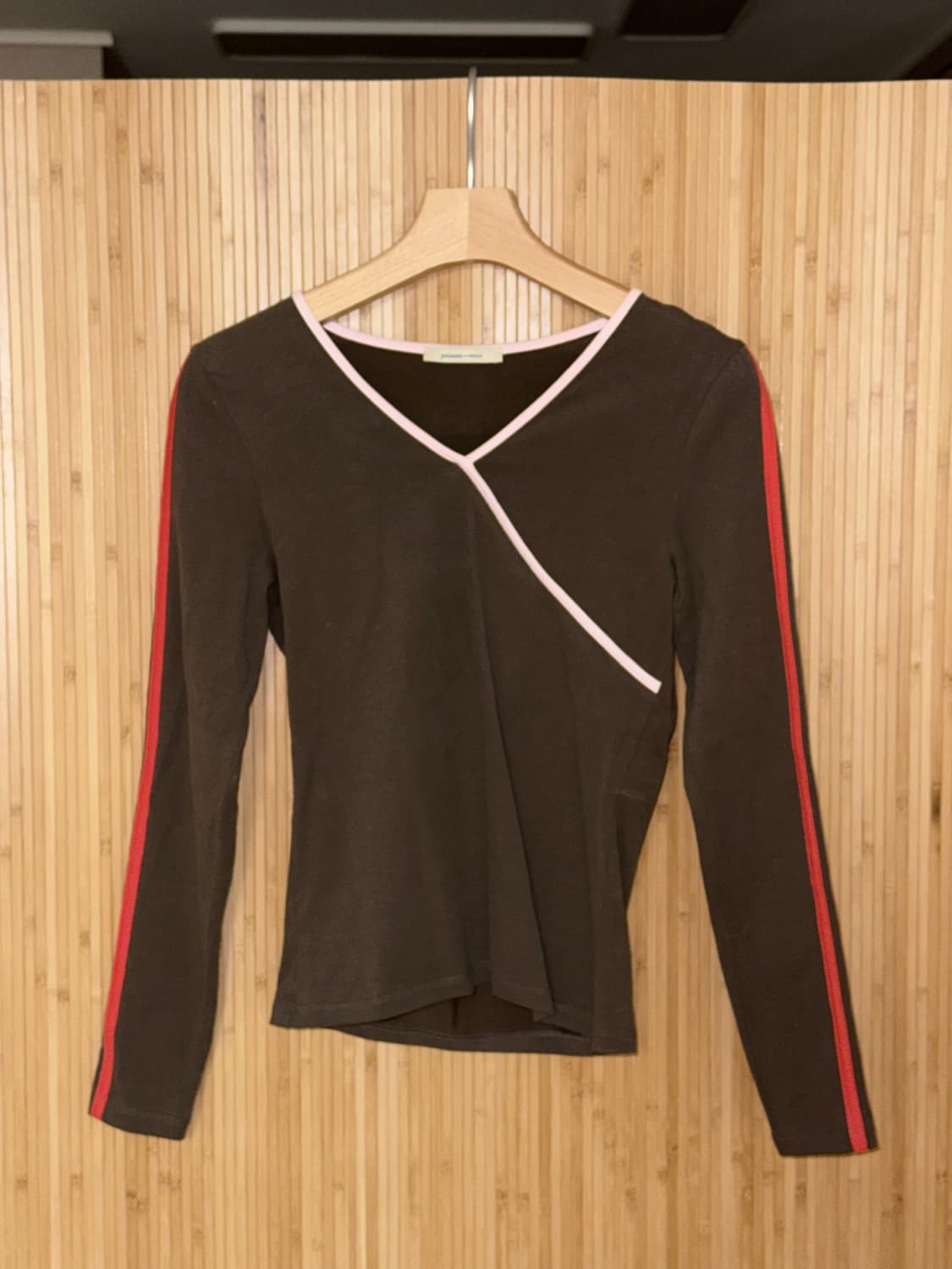 팔로마울 로즈마리 탑 롱 슬리브 티셔츠 다크 브라운 S  상품이미지5