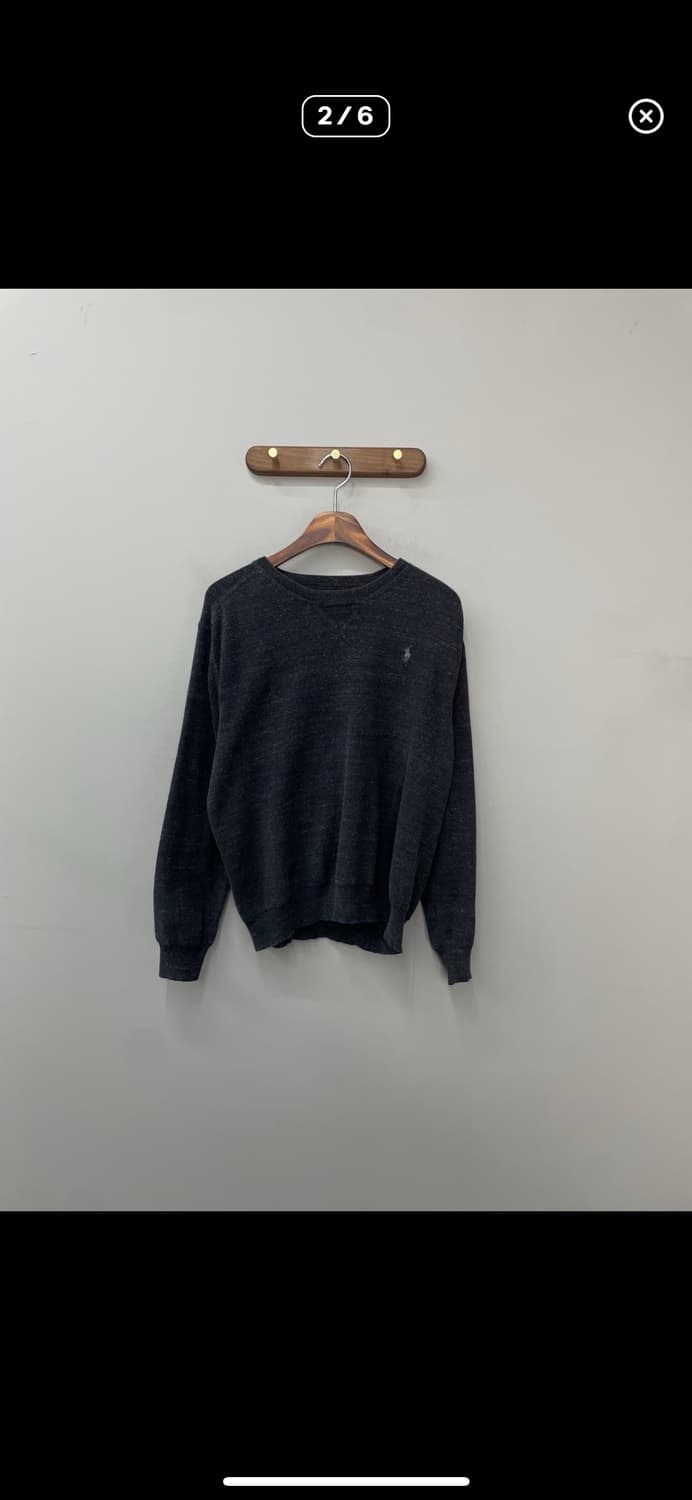 폴로랄프로렌 차콜 코튼 니트 A2464 상품이미지2