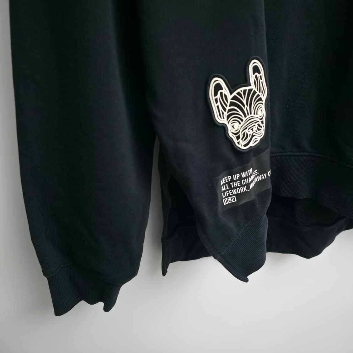 [free] 라이프워크 블랙 후드티 상품이미지4