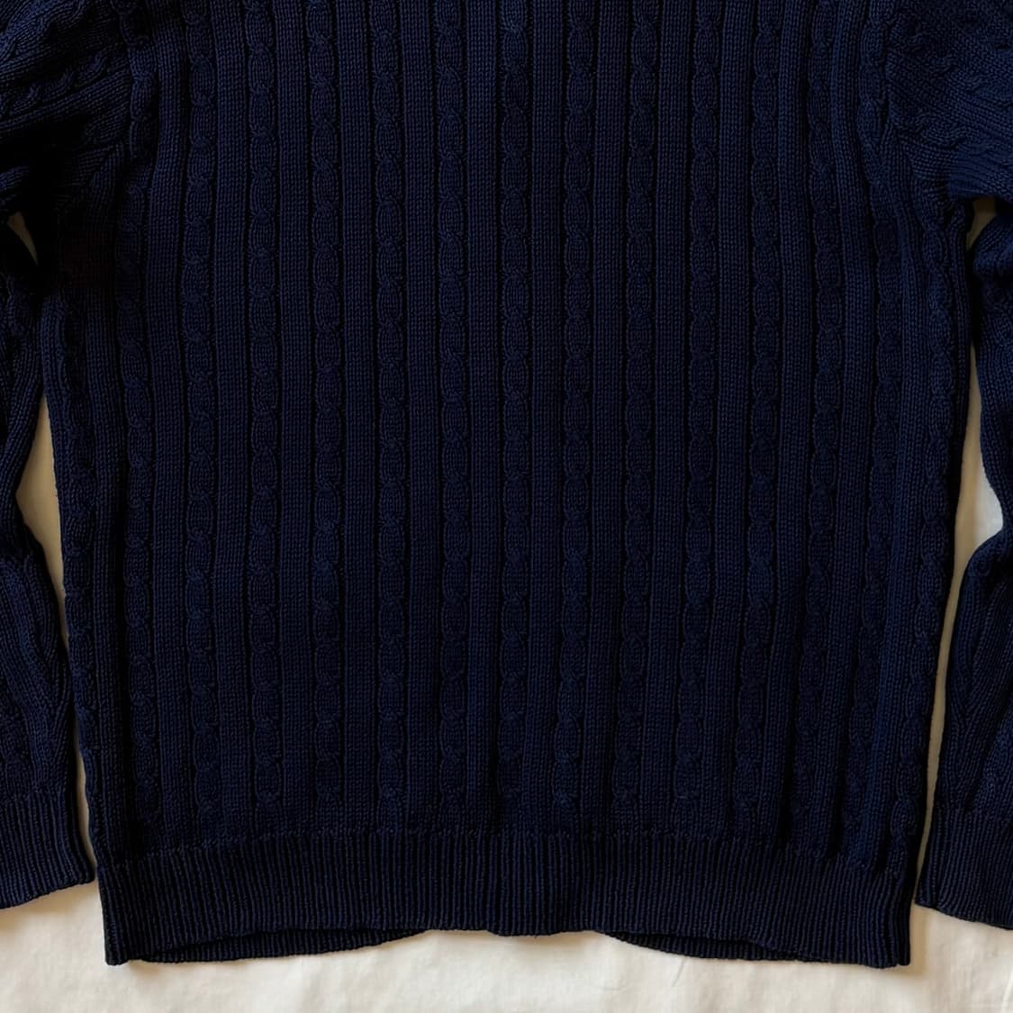 [M/44-55] 폴로 랄프로렌 네이비 꽈배기 니트 가디건 상품이미지9