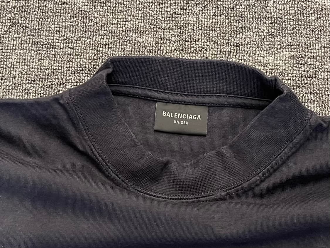 [105] 발렌시아가 AGAICHELAB 블랙 반팔티 새제품 2  상품이미지3