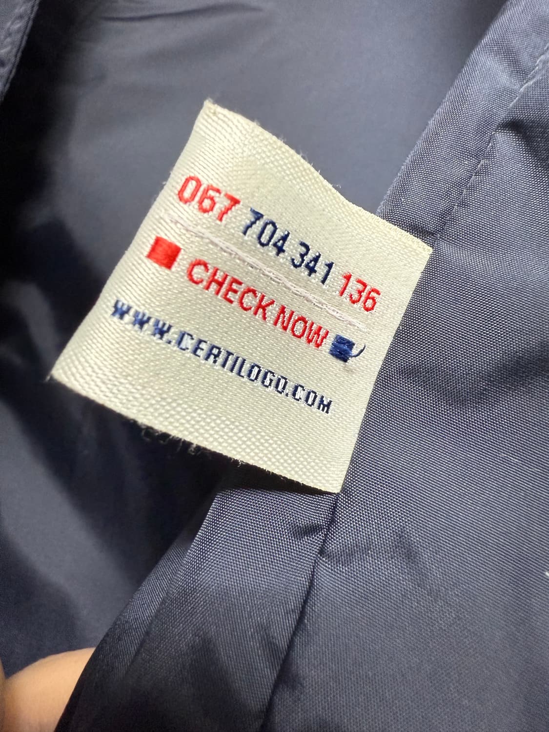 (정품)몽클레어 네이비 나일론 블레이져 자켓 2size 상품이미지3