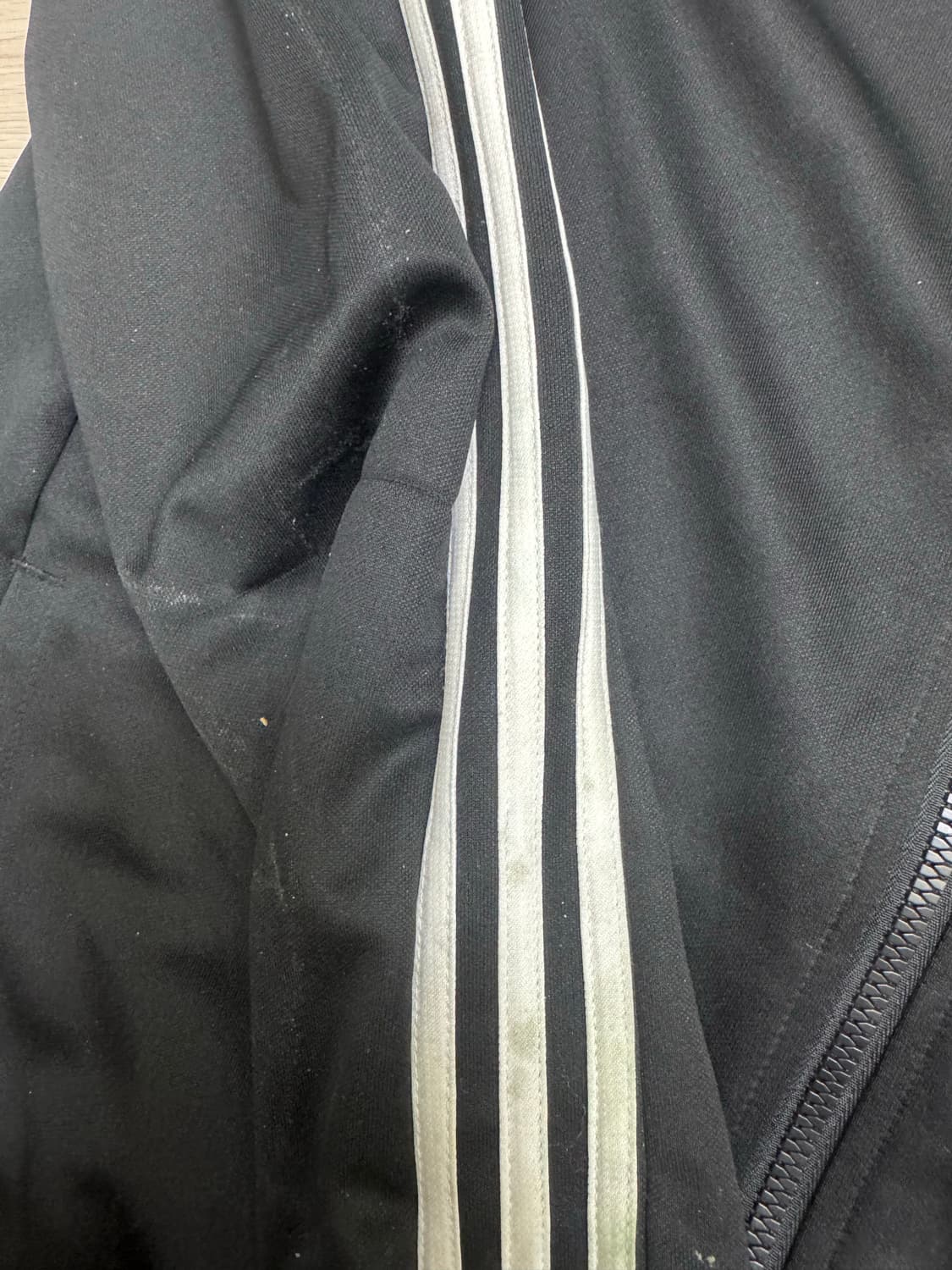 아디다스 삼선 트레이닝 블랙 집업 2xl 상품이미지5