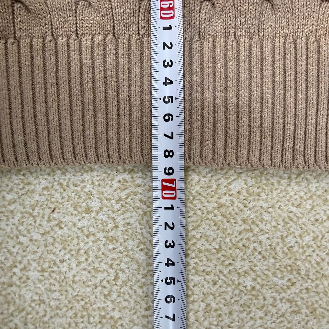 XL 유에스폴로 케이블 니트 베스트 0223T 상품이미지6