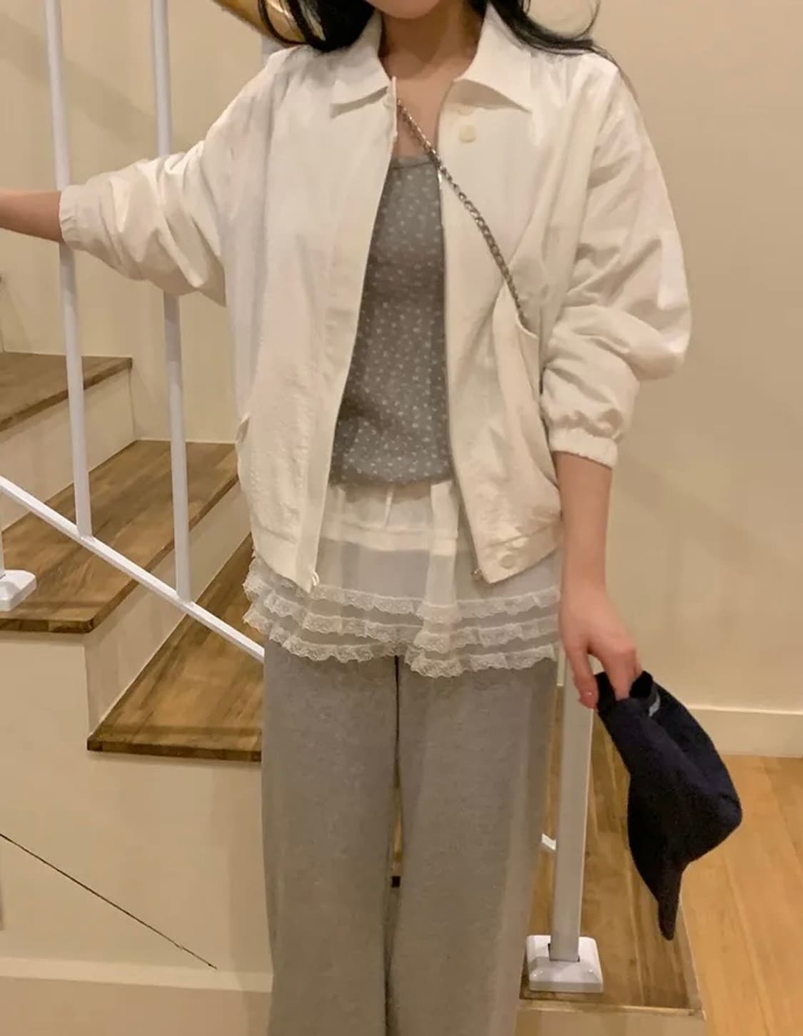 시어서커 블루종 새상품 상품이미지4