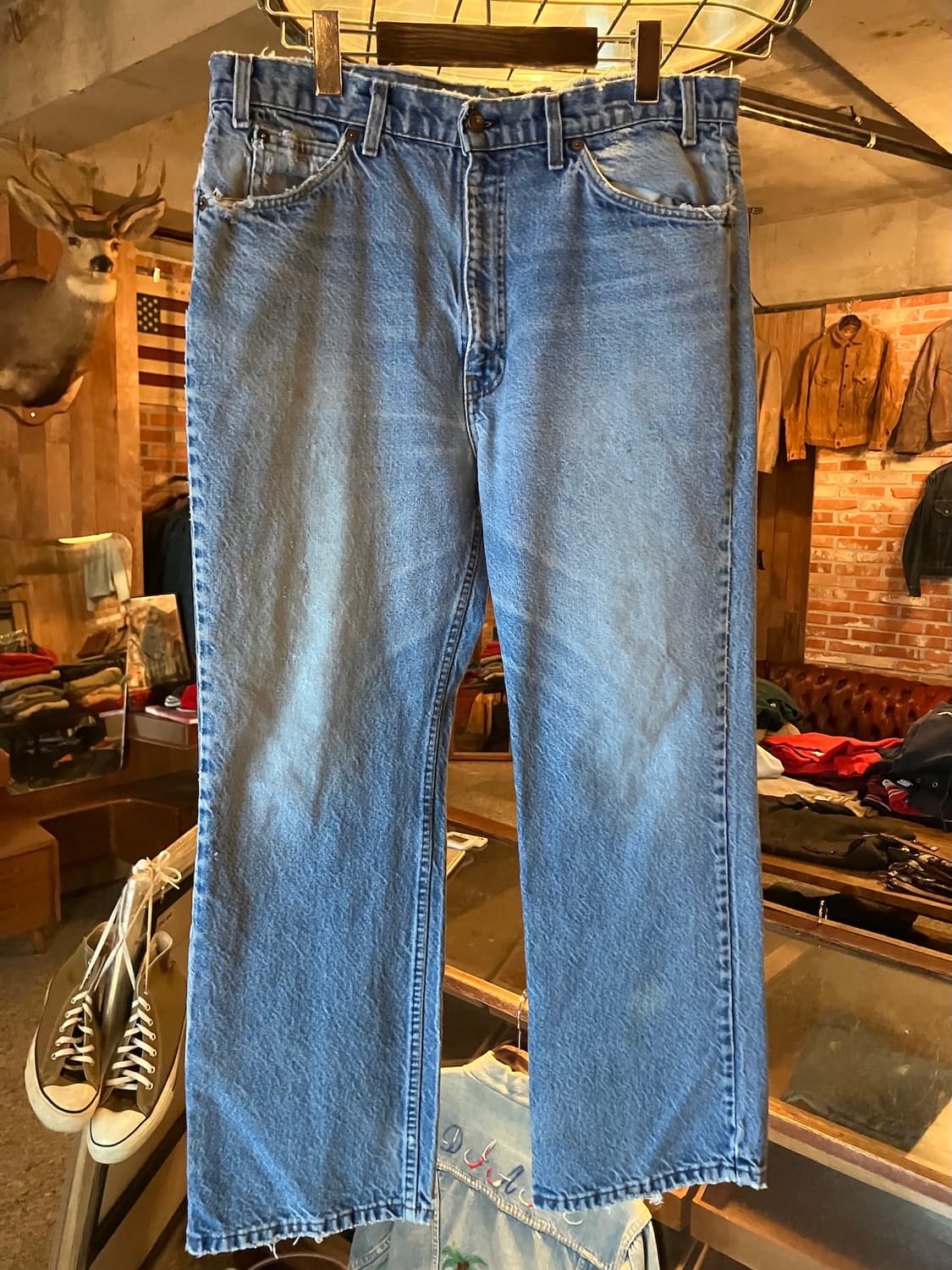 80s USA Levis 517 Boot Cut Denim Pants 상품이미지2