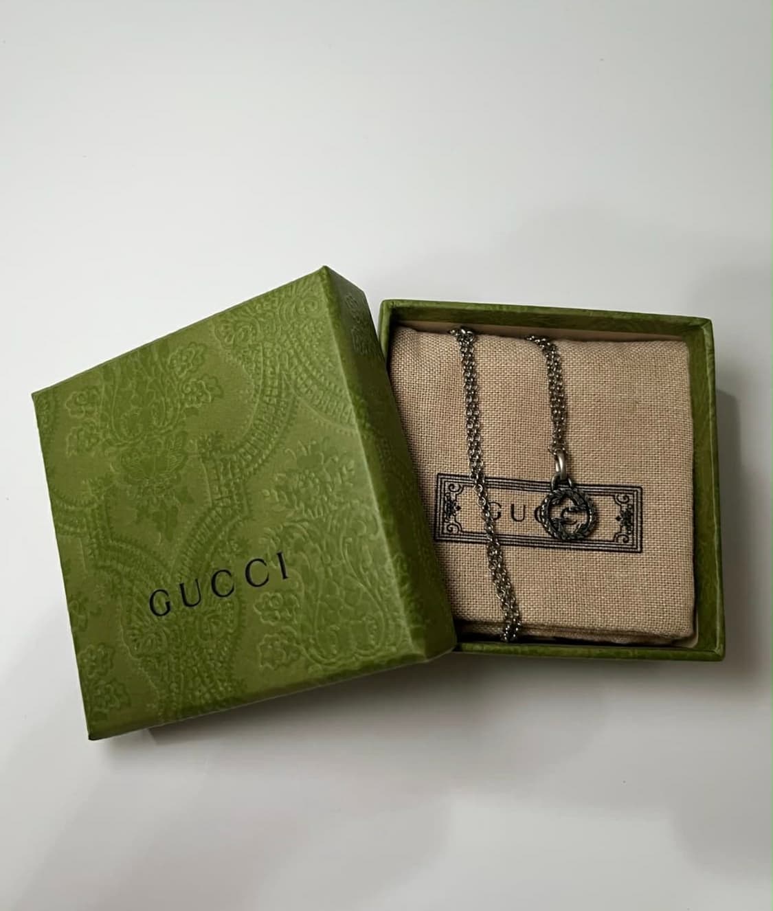 구찌 인터로킹 G 팬던트 목걸이 상품이미지1