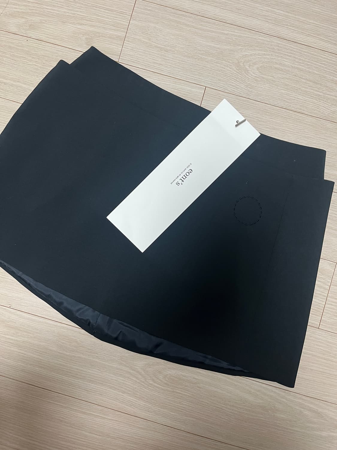 애옹쓰 카프리 미니스커트 네이비 1사이즈 새상푸 상품이미지3