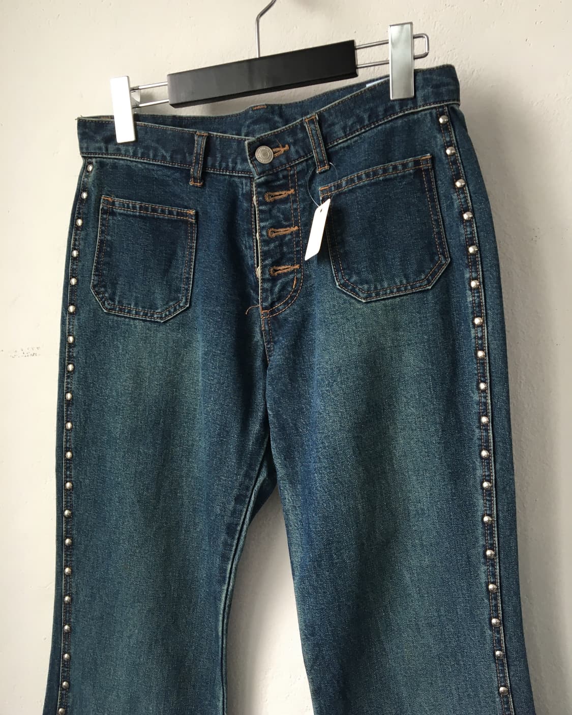 Side stud point denim pants 상품이미지5